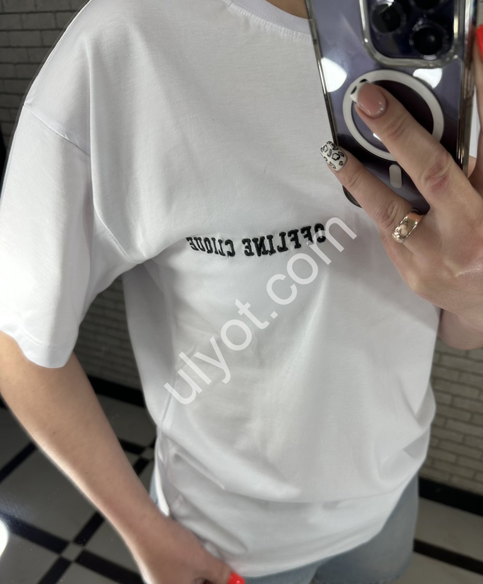ФУТБОЛКА (S-XL) БІЛИЙ 60162