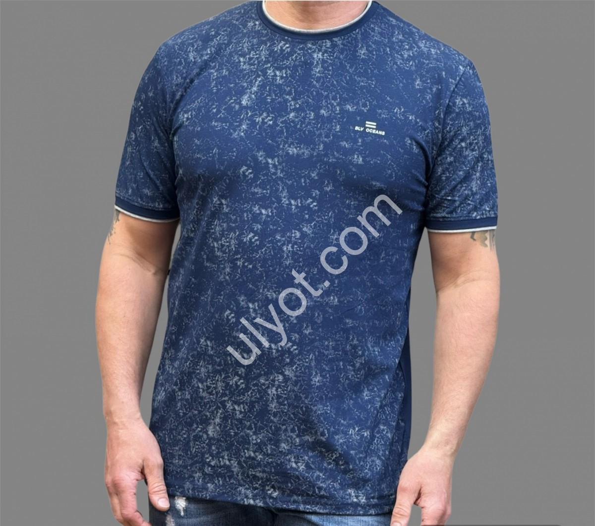 ФУТБОЛКА BLV OCEANS (M-2XL) СИНИЙ 8066
