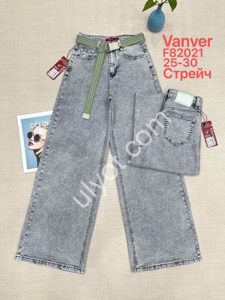 ДЖИНСИ VANVER (25-30) СВ.СІРИЙ 82021