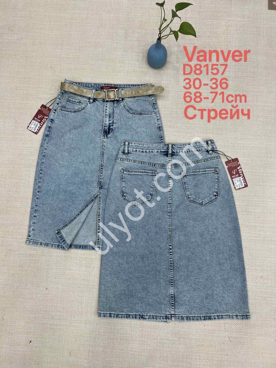 Спідниця VANVER (30-36) СИНІЙ 8157
