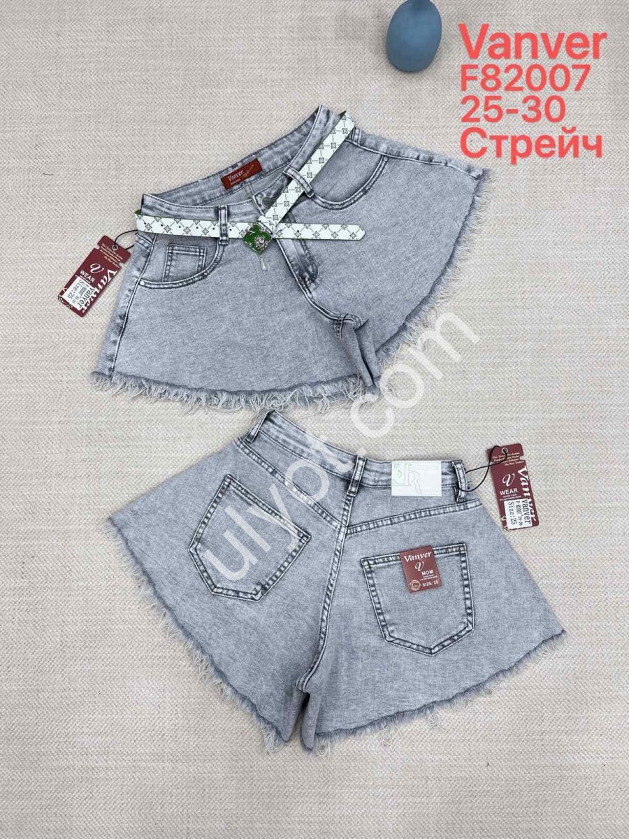 ШОРТЫ VANVER (25-30) СВ.СЕРЫЙ 82007
