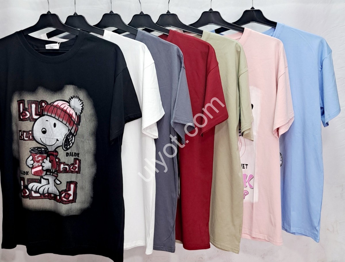 ФУТБОЛКА СОБАКА (ONE SIZE 48/56) ГОЛУБОЙ 0105