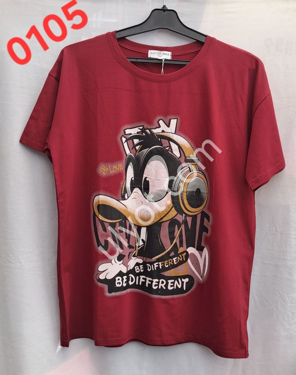 ФУТБОЛКА DUCK-2 (ONE SIZE 48/56) БЕЛЫЙ 0105