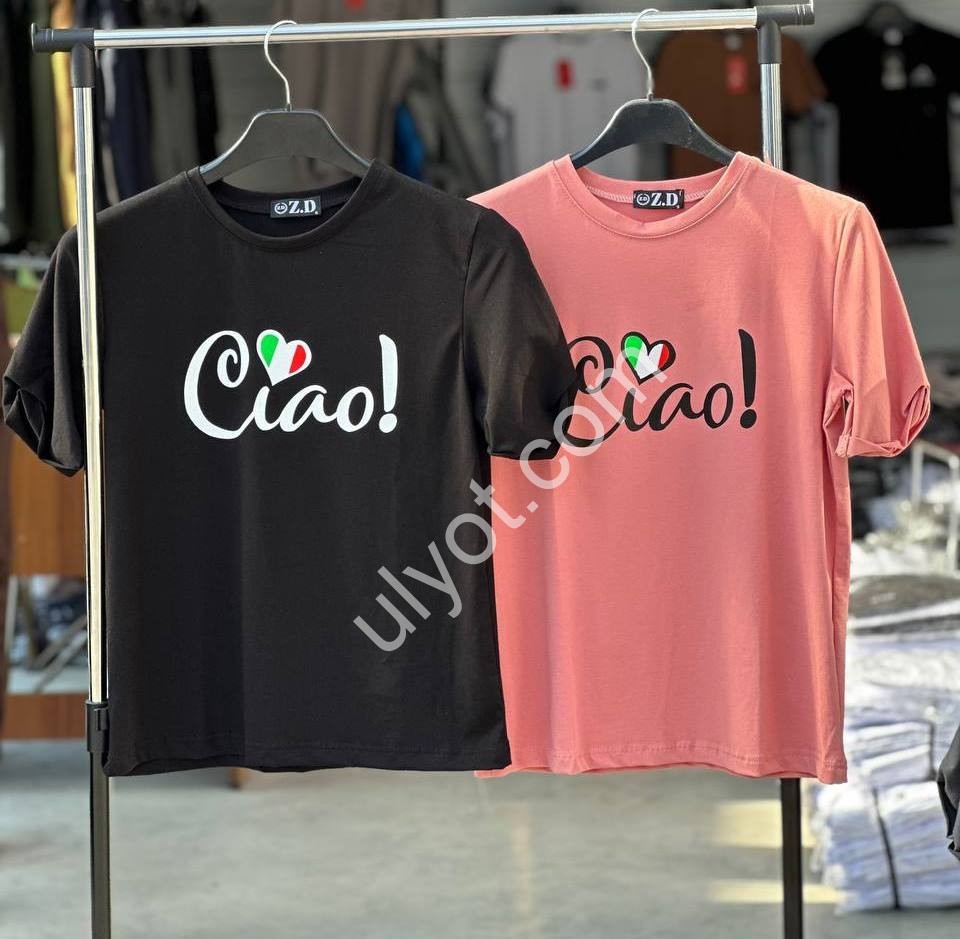 ФУТБОЛКА CIAO (46-54) ЧЕРНЫЙ 