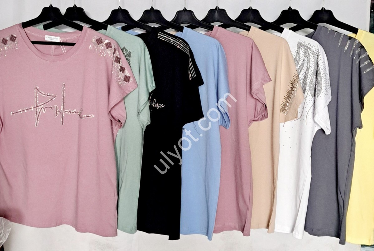 ФУТБОЛКА (ONE SIZE 48/54) МІКС 111