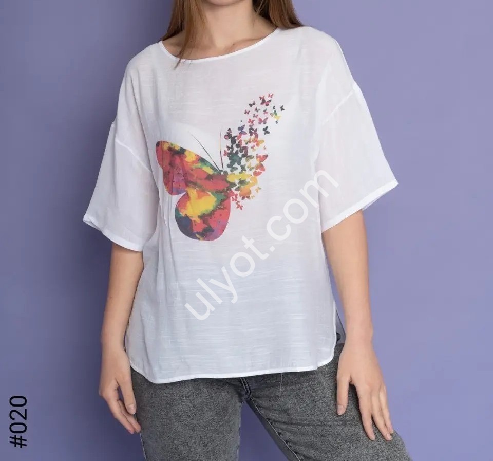 ФУТБОЛКА МЕТЕЛЬ (XL-4XL) БІЛИЙ 020
