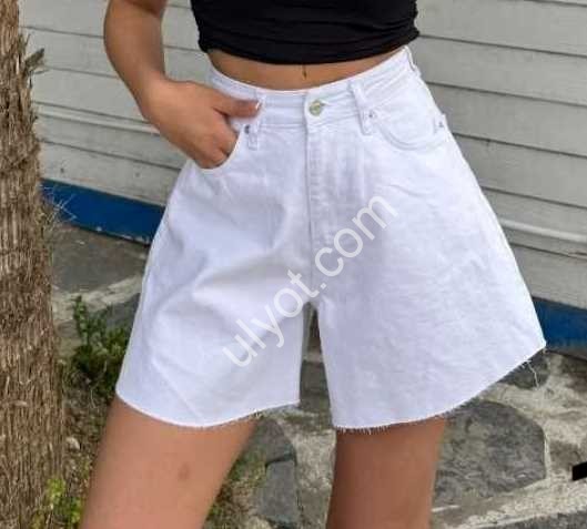 ШОРТИ WOMAN DENIM (34-40) БІЛИЙ 1346