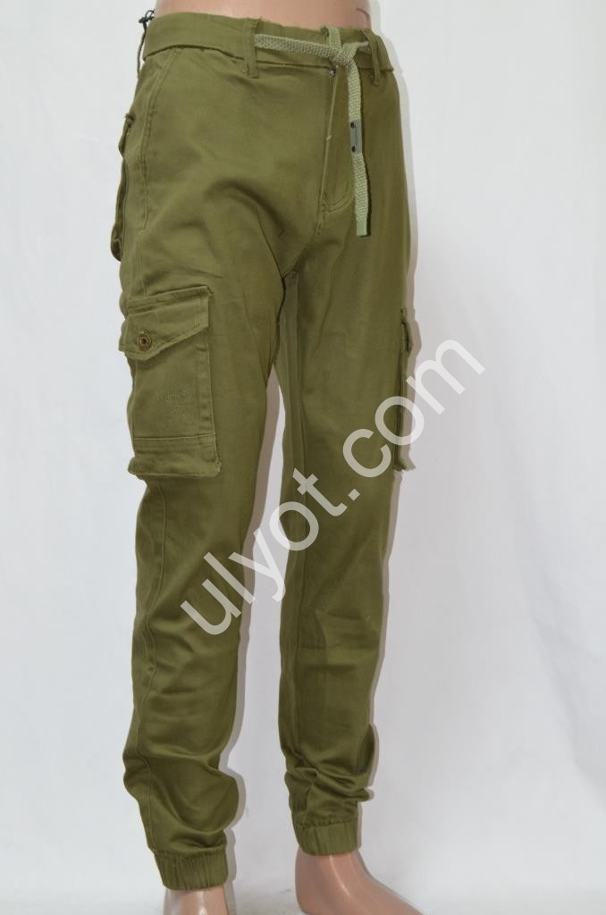 ДЖИНСЫ RTROOSS (30-38) ХАКИ 8080