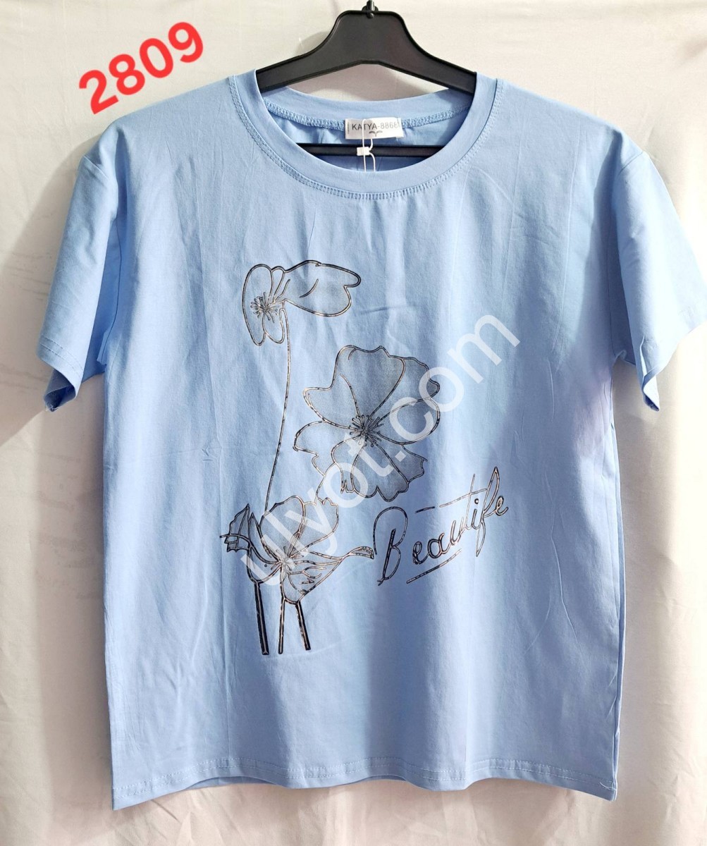 ФУТБОЛКА (ONE SIZE 46-50) МІКС 2809