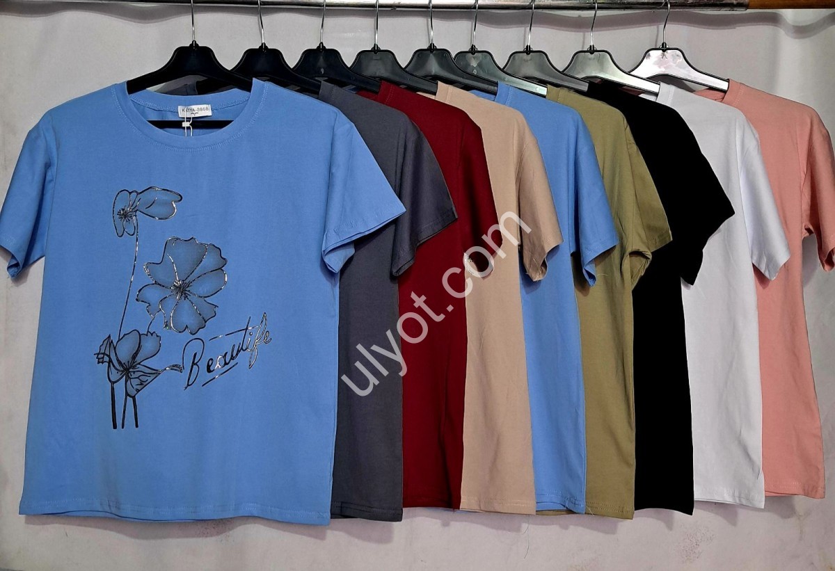 ФУТБОЛКА (ONE SIZE 46-50) МІКС 2809