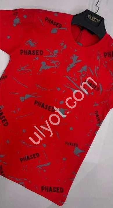 ФУТБОЛКА (S-2XL) КРАСНЫЙ 1010