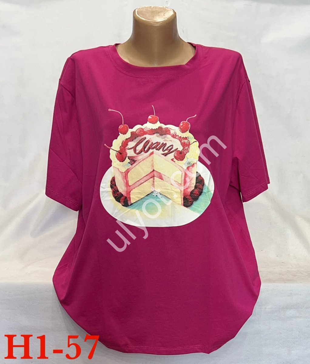 ФУТБОЛКА (ONE SIZE 54-58) МИКС H1-57