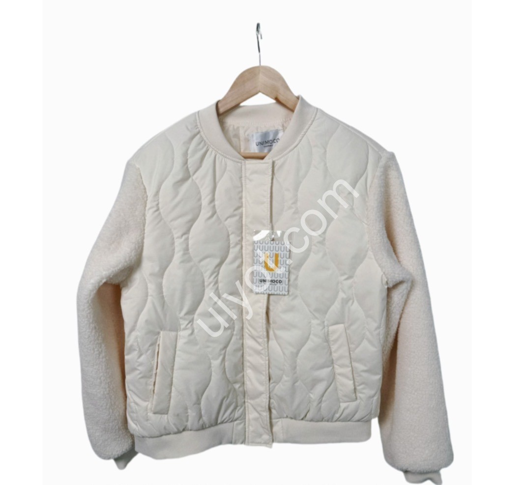 КУРТКА (M-2XL) ЧЕРНЫЙ+МОЛОЧНЫЙ 5280