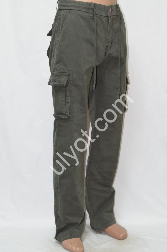 ДЖЕГИНСЫ AKPZEN (32-40) ХАКИ 8098-01
