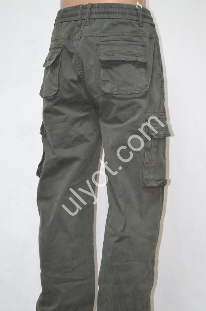 ДЖЕГИНСЫ AKPZEN (32-40) ХАКИ 8098-01