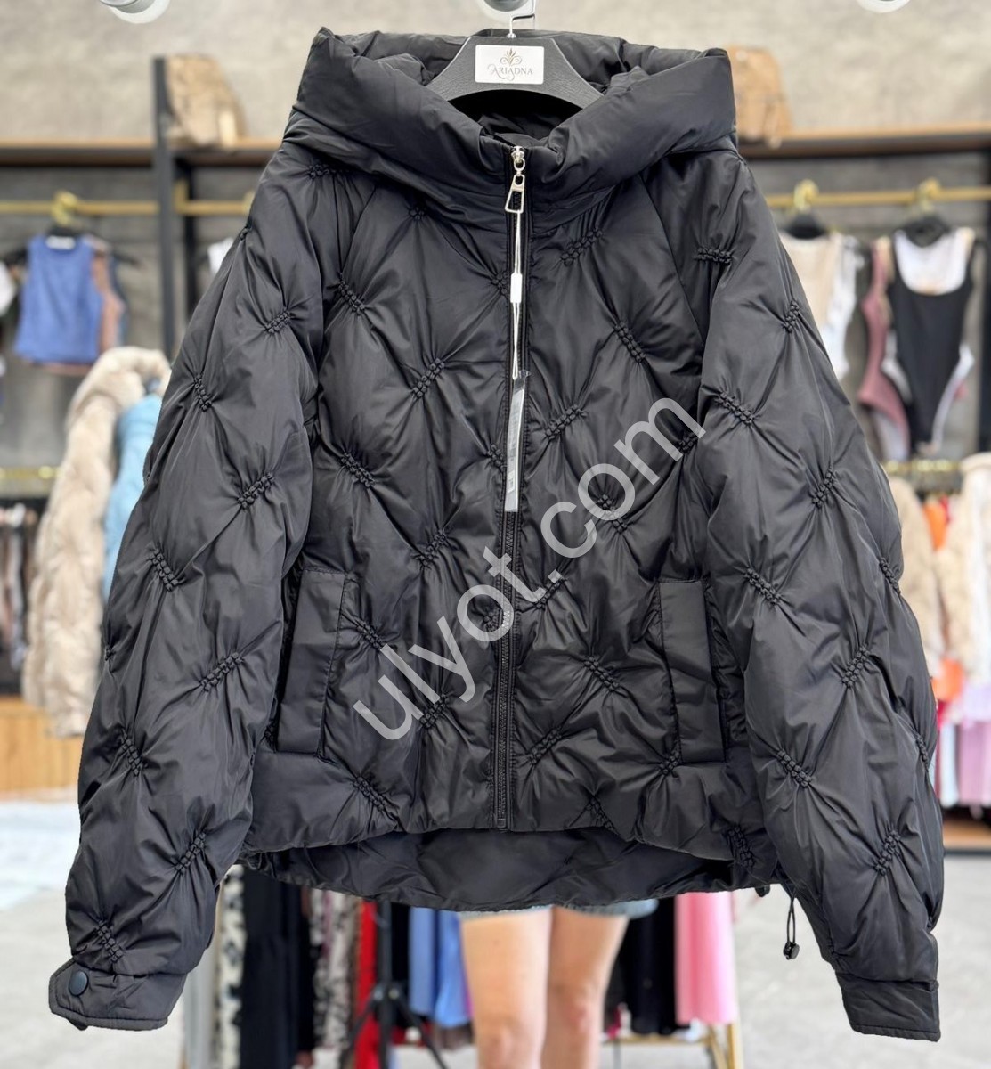 КУРТКА (M-2XL) ЧОРНИЙ 786
