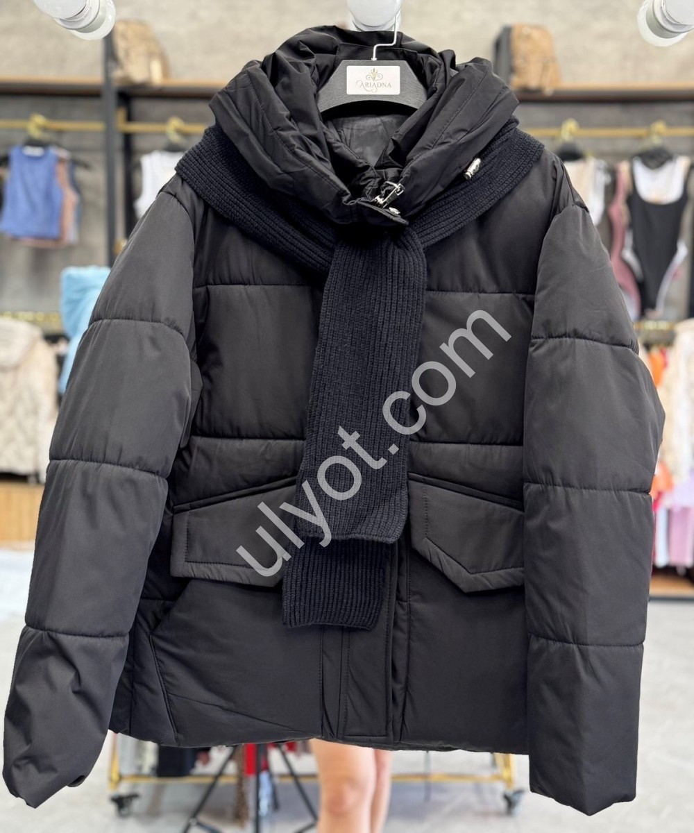 КУРТКА (M-2XL) ЧЕРНЫЙ 8096
