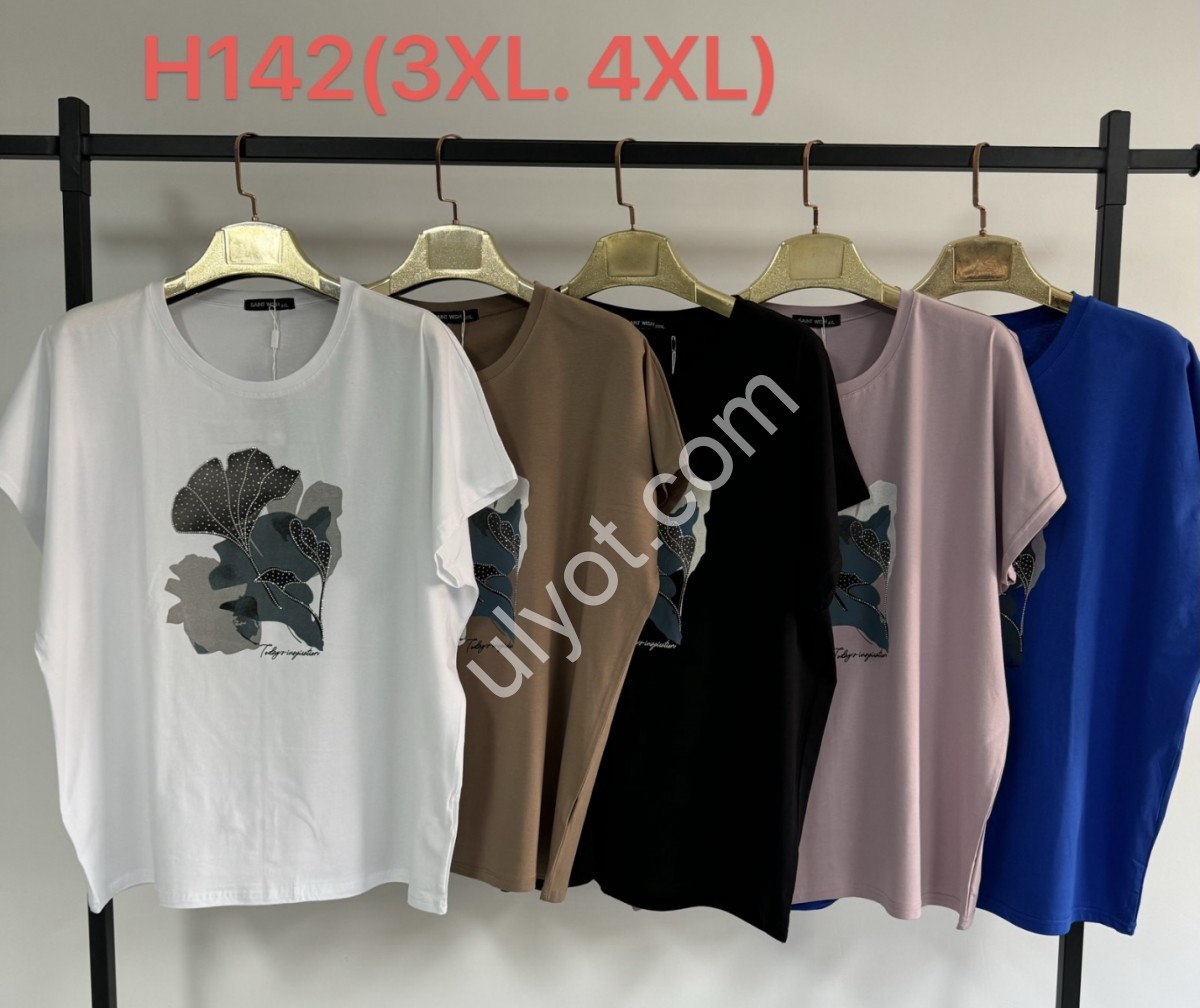 ФУТБОЛКА (3XL-4XL) МИКС H142