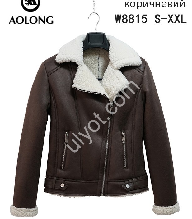 ДУБЛЕНКА AOLONG (S-2XL) КОРИЧНЕВИЙ 8815