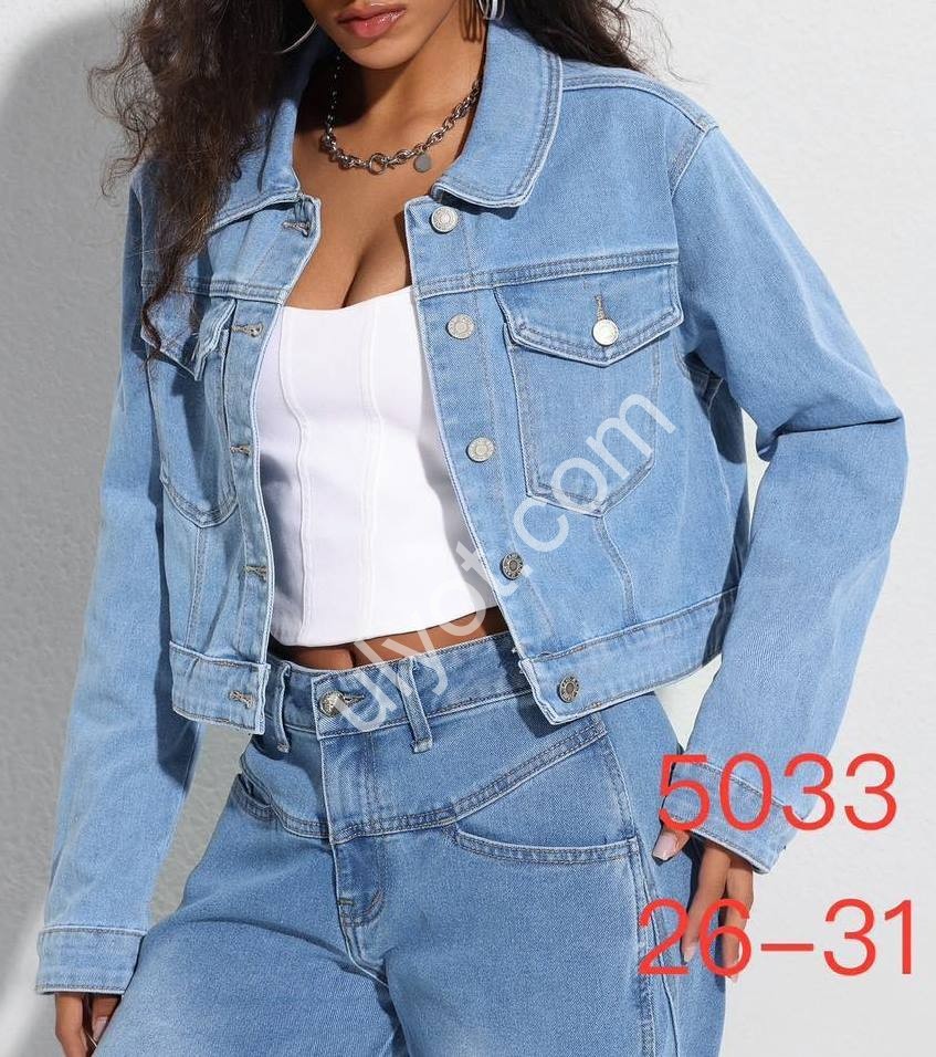 ДЖИНСОВА КУРТКА JELEEY (S-XL) БЛАКИТНИЙ 5033