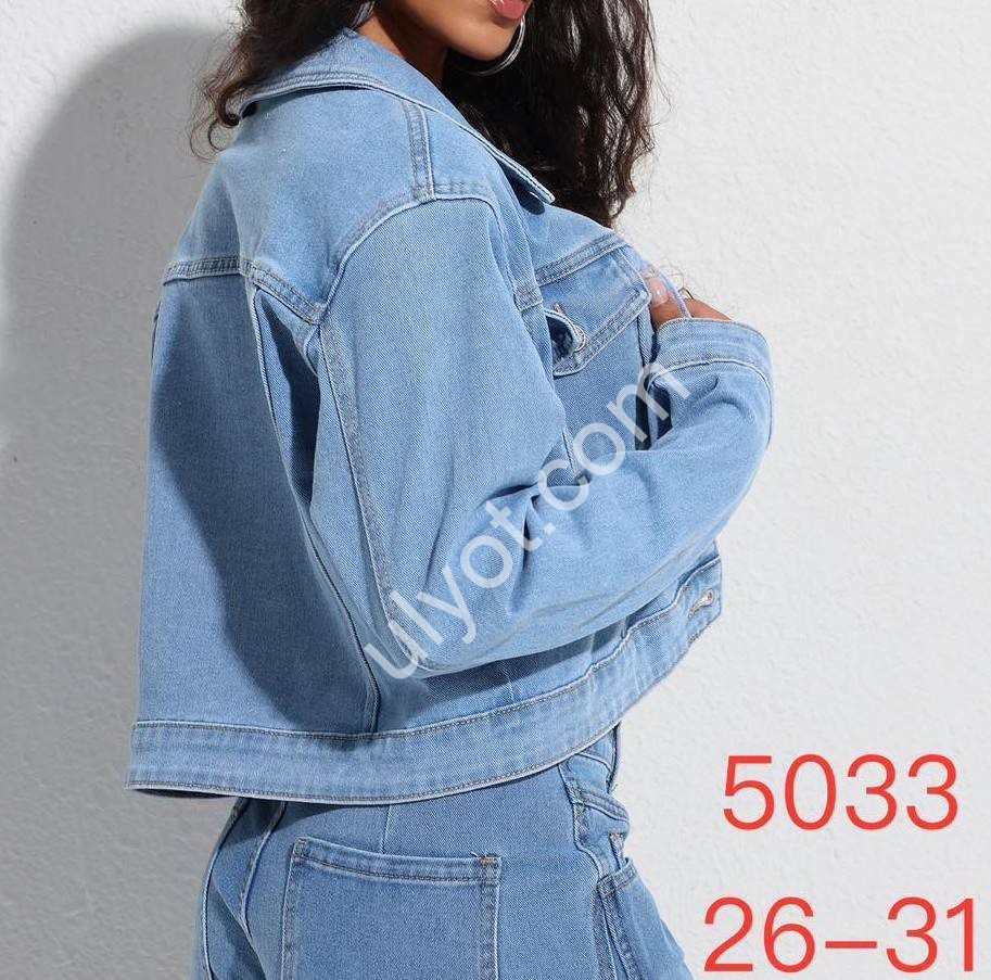 ДЖИНСОВА КУРТКА JELEEY (S-XL) БЛАКИТНИЙ 5033
