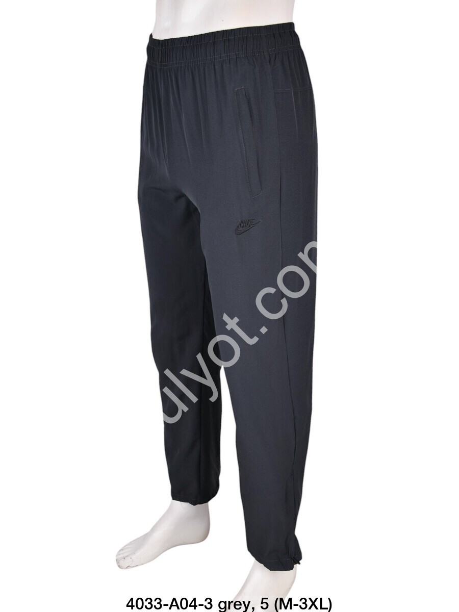 СПОРТ.ШТАНИ N02 (M-3XL) ПРЯМИЙ ГРАФІТ A04-3