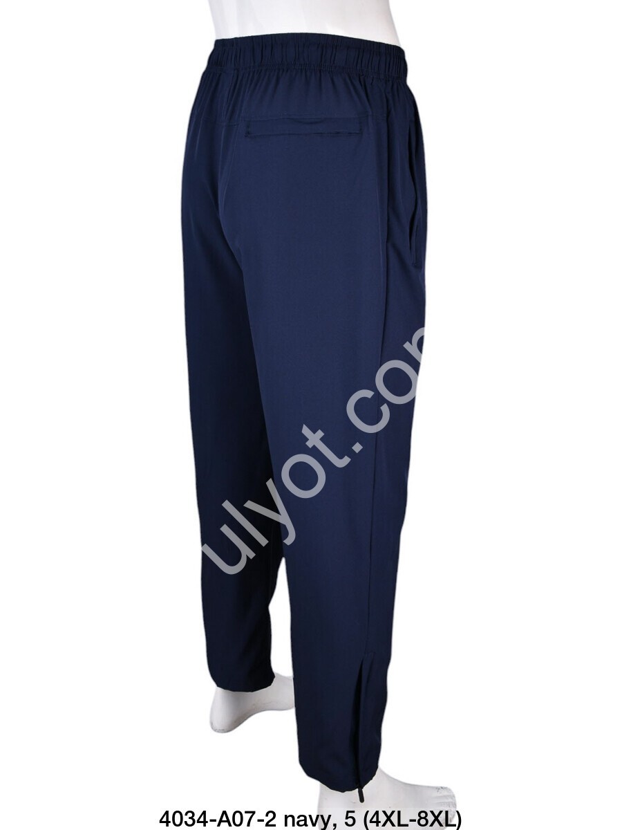 СПОРТ.ШТАНЫ A01 (4XL-8XL) ПРЯМОЙ Т.СИНИЙ A07-2