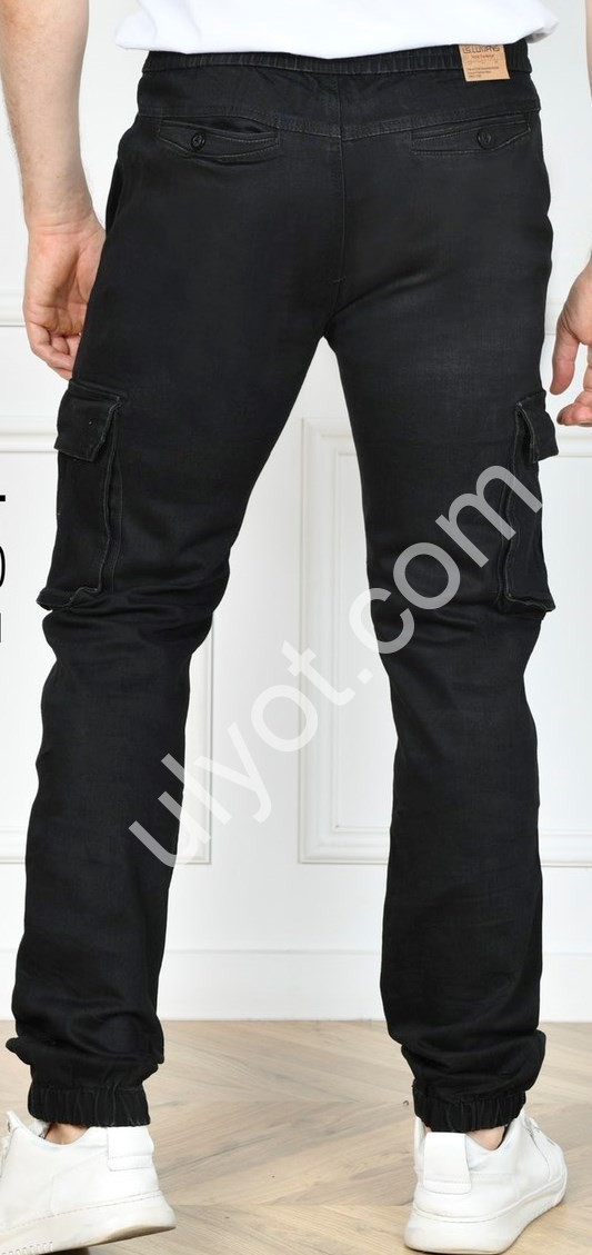ДЖЕГИНСЫ LS JEANS (30-40) ЧЕРНЫЙ 504B