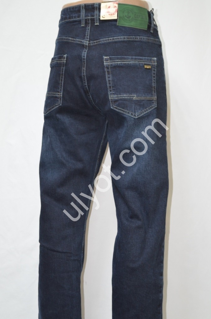 Фото 1 ДЖИНСЫ CAPTAIN (32-38) Т.СИНИЙ 19138