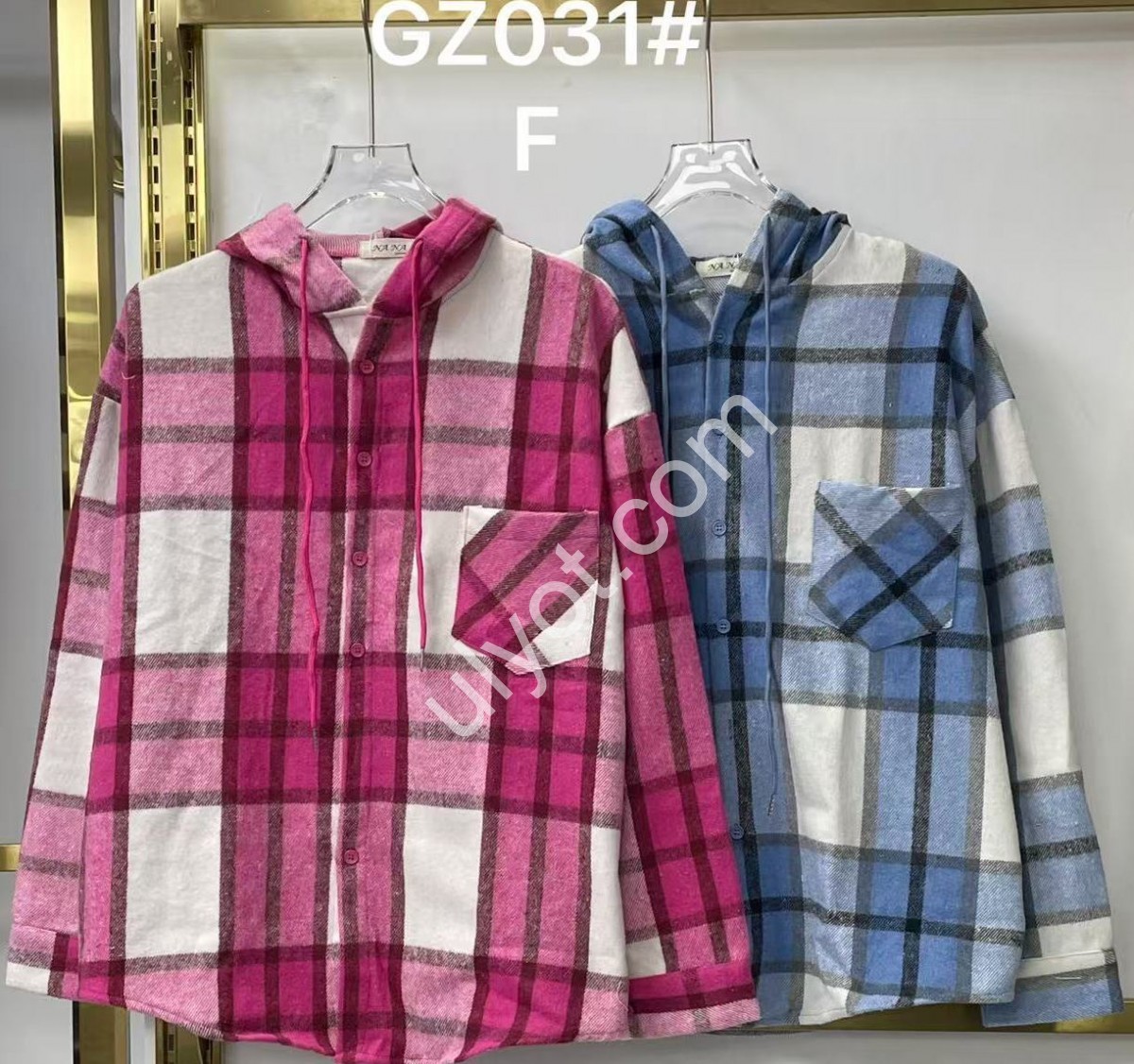 Сорочка (OVER SIZE) СИНІЙ GZ031