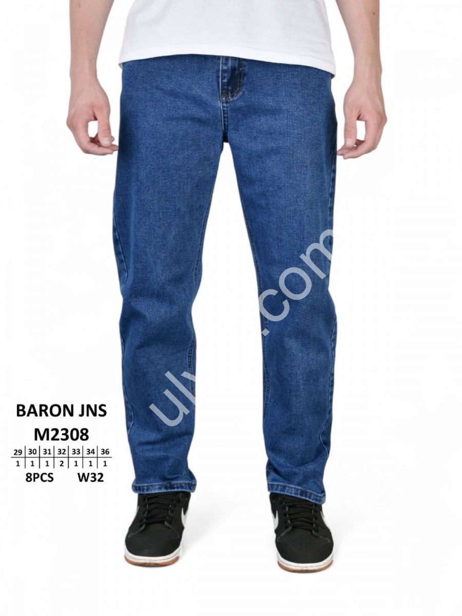 ДЖИНСИ BARON (29-36) Т.СИНІЙ 2308