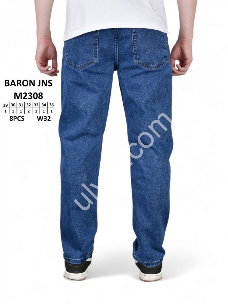 ДЖИНСИ BARON (29-36) Т.СИНІЙ 2308