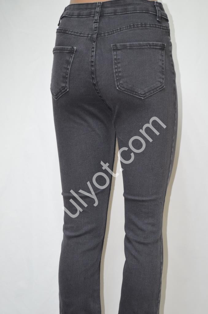 ДЖИНСЫ TOP SHOP (25-32) ГРАФИТ 3892