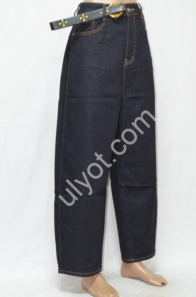 ДЖИНСЫ M.SARA (M-3XL) Т.СИНИЙ 26-1