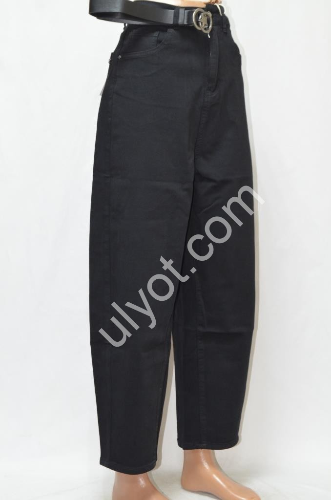 ДЖИНСИ M.SARA (XS-XL) ЧОРНИЙ 1208-13