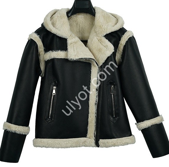 ДУБЛЕНКА AOLONG (S-2XL) ЧЕРНЫЙ 8852