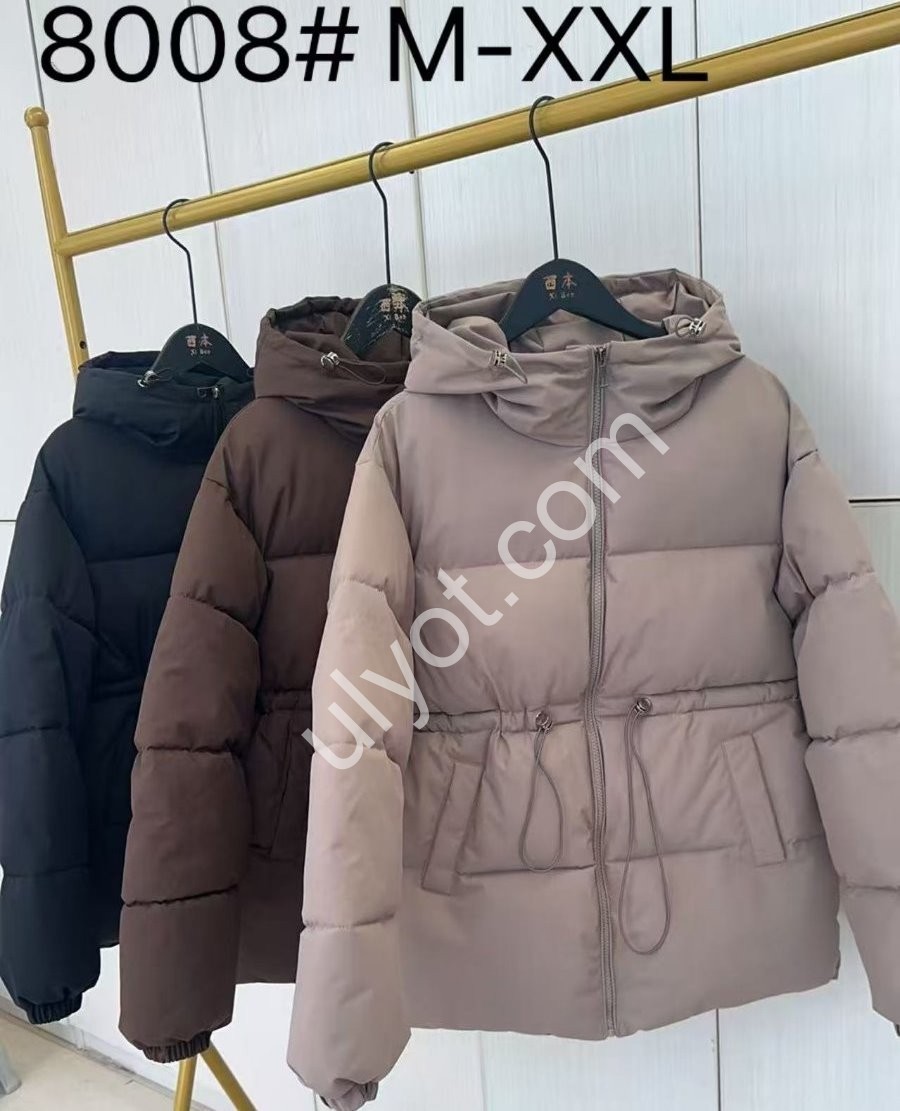 КУРТКА (M-2XL) ПУДРА 8008