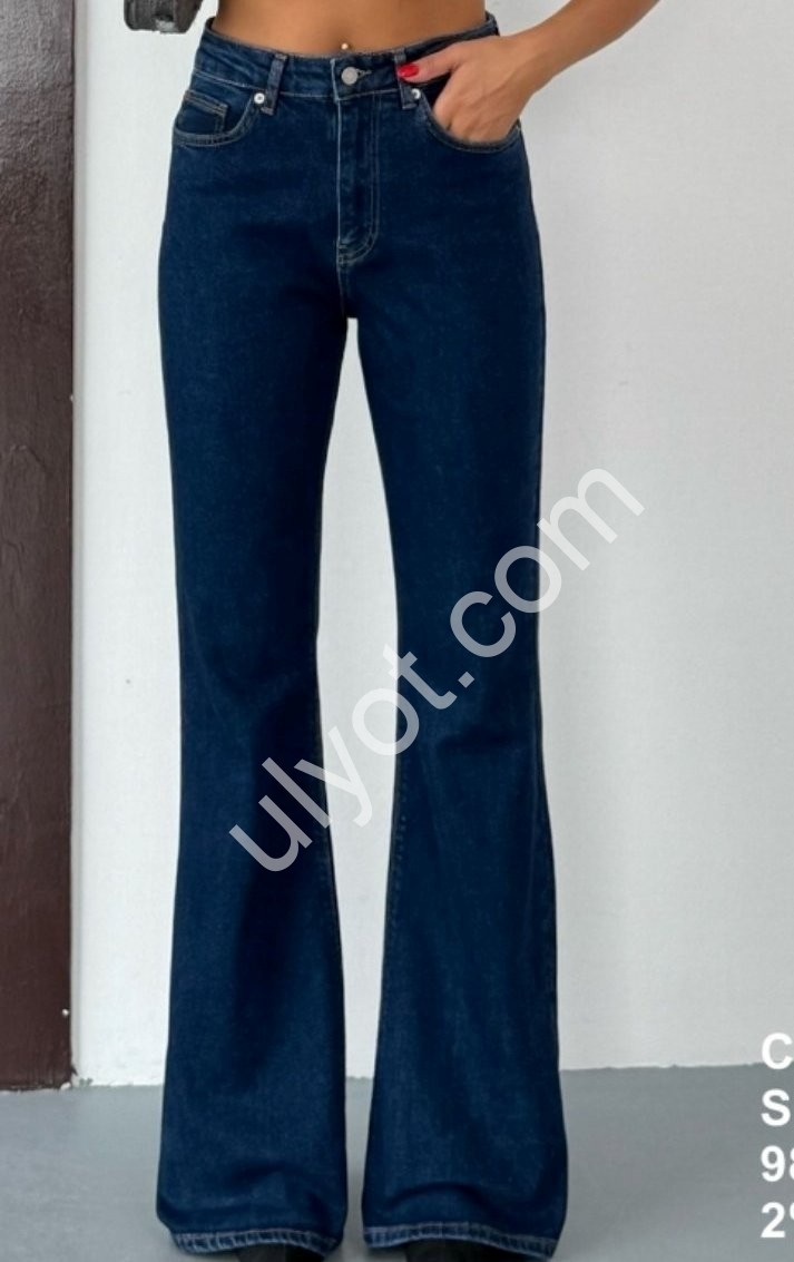 ДЖИНСИ ZEO BASIC (32-40) Т.СИНІЙ 4998