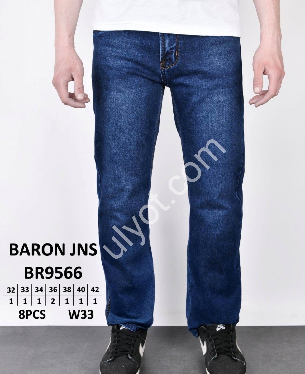 ДЖИНСИ BARON (32-42) Т.СИНІЙ 9566