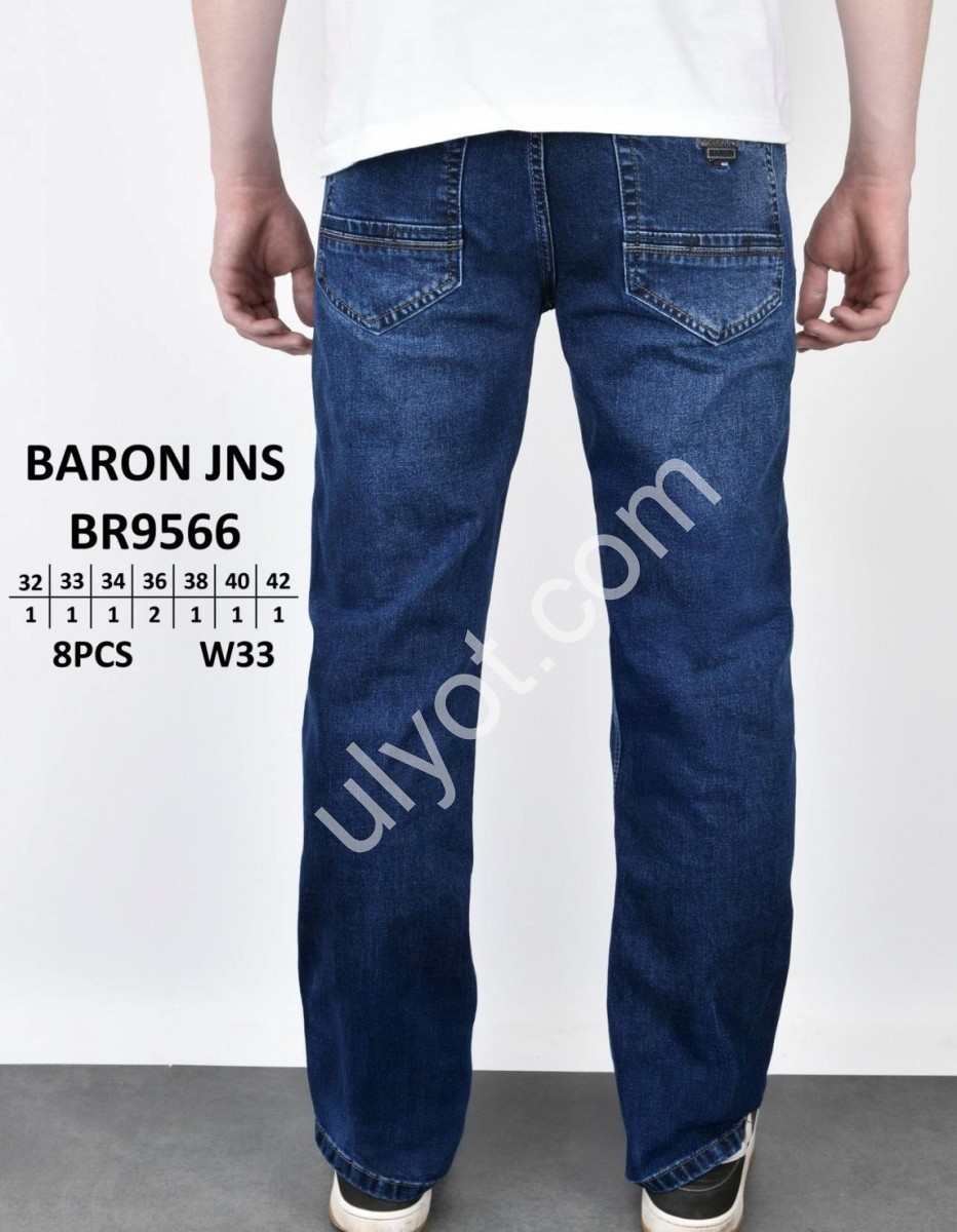 ДЖИНСИ BARON (32-42) Т.СИНІЙ 9566