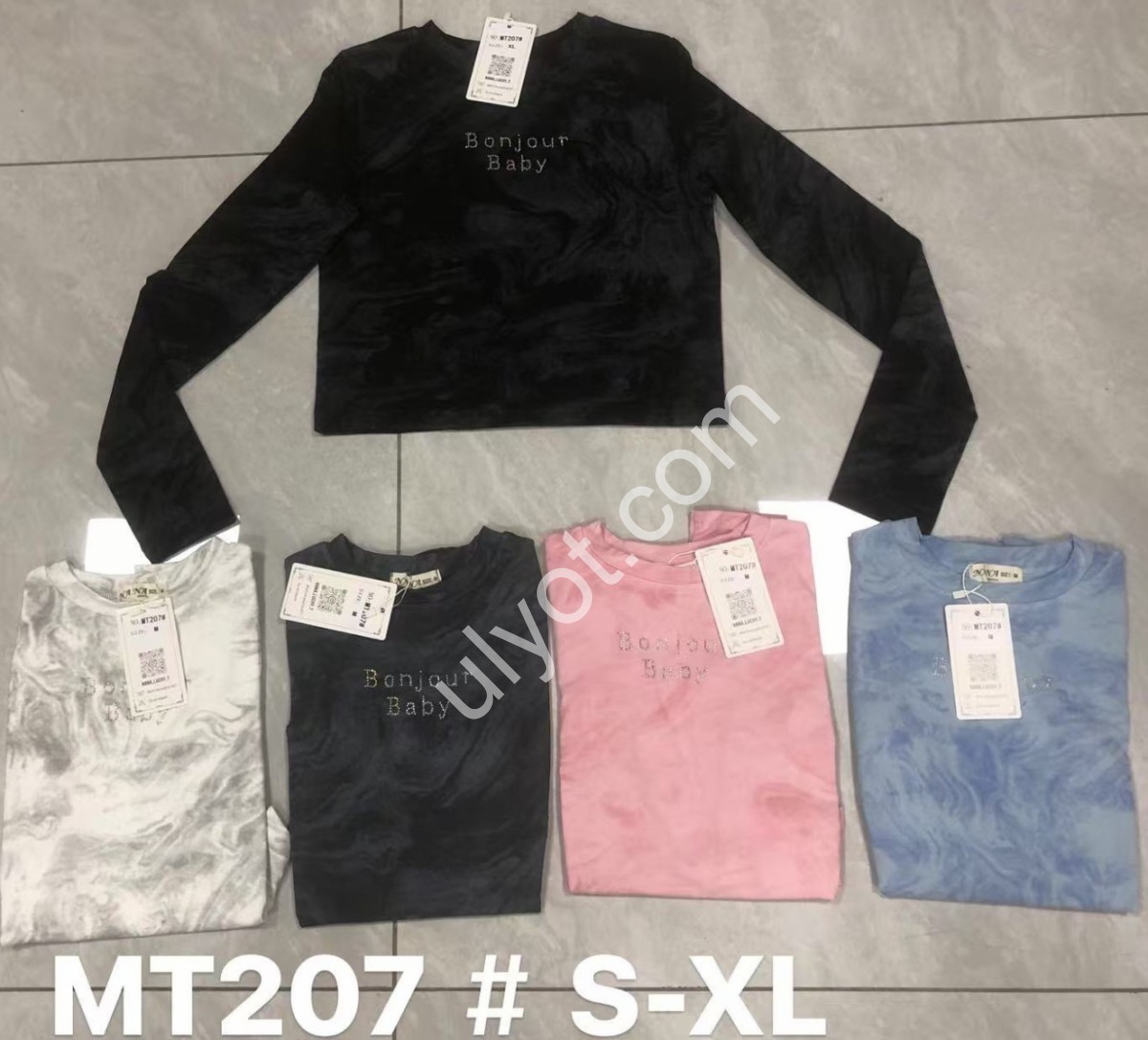 ЛОНГСЛИВ (S-XL) ГРАФИТ MT207