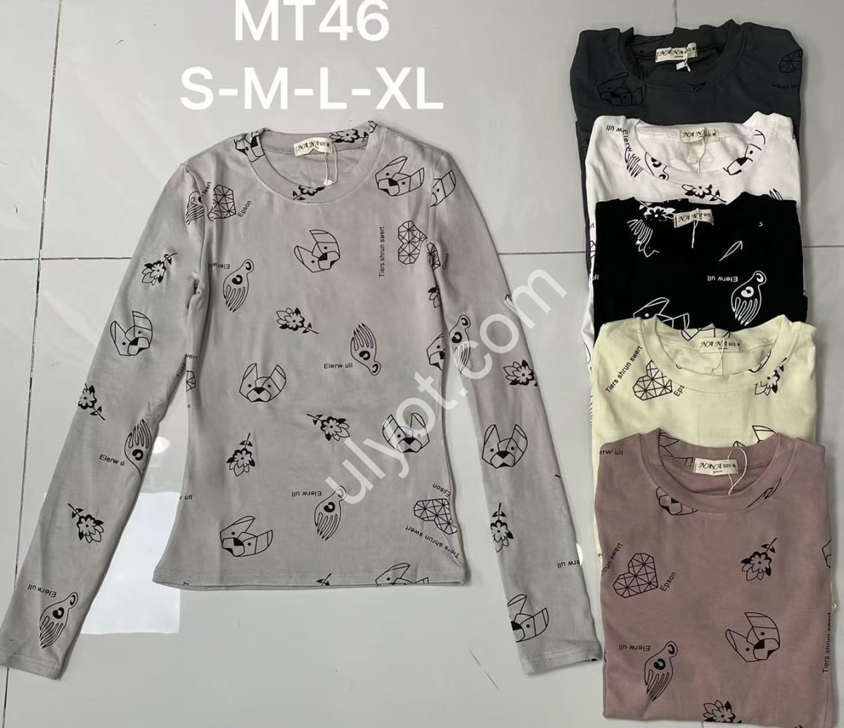 ЛОНГСЛІВ (S-XL) БІЛИЙ MT46