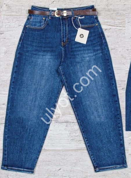 ДЖИНСЫ M.SARA (M-4XL) Т.СИНИЙ 201-1