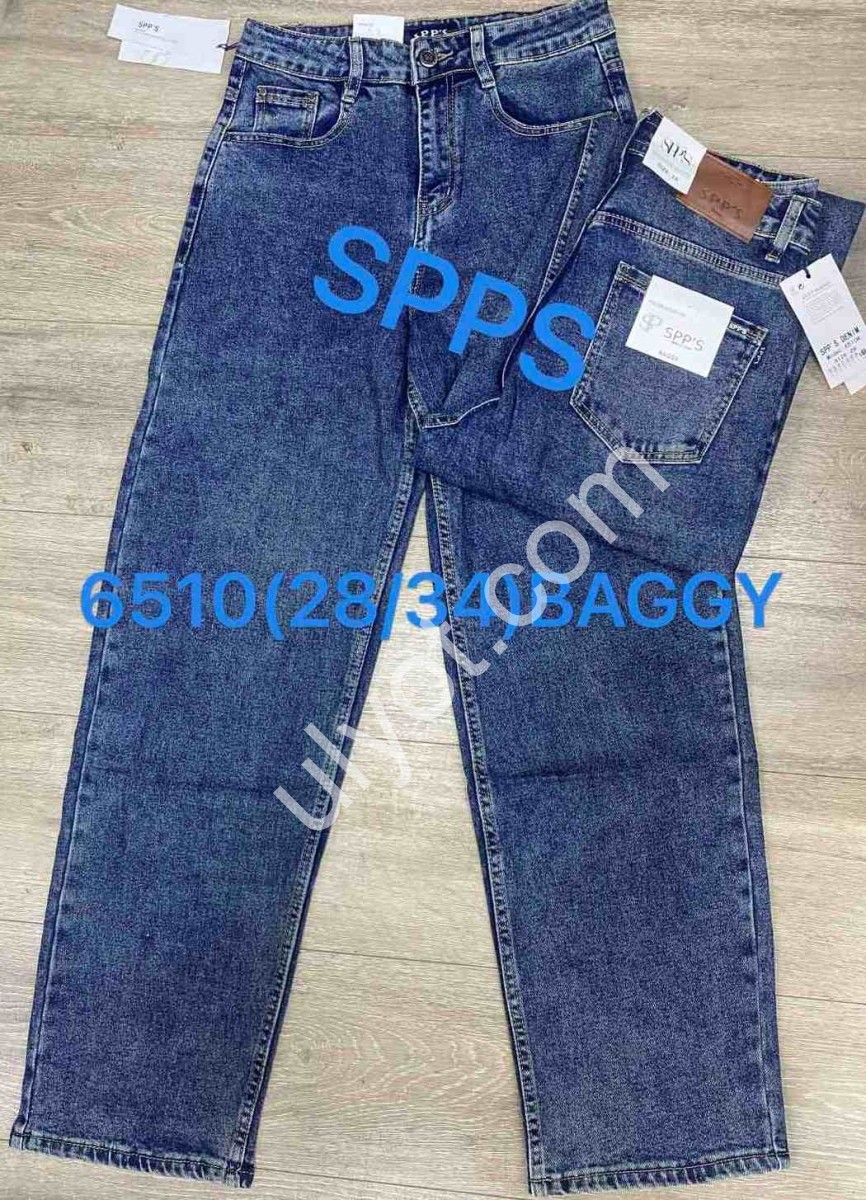 ДЖИНСЫ SPPS (28-34) Т.СИНИЙ 6510