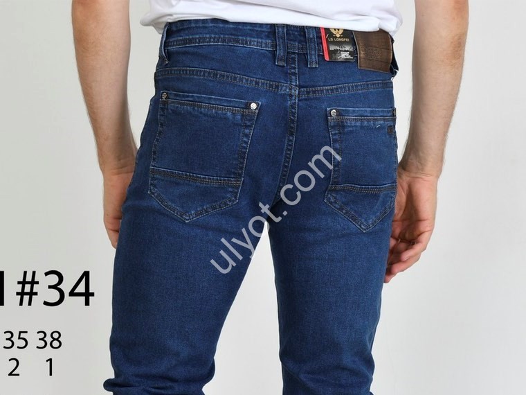 ДЖИНСЫ LS JEANS (32-38) Т.СИНИЙ 356-1