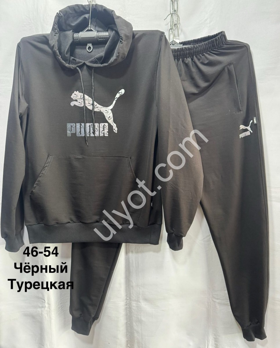 СПОРТ.КОСТЮМ P15 (46-54) МАНЖЕТ ЧОРНИЙ