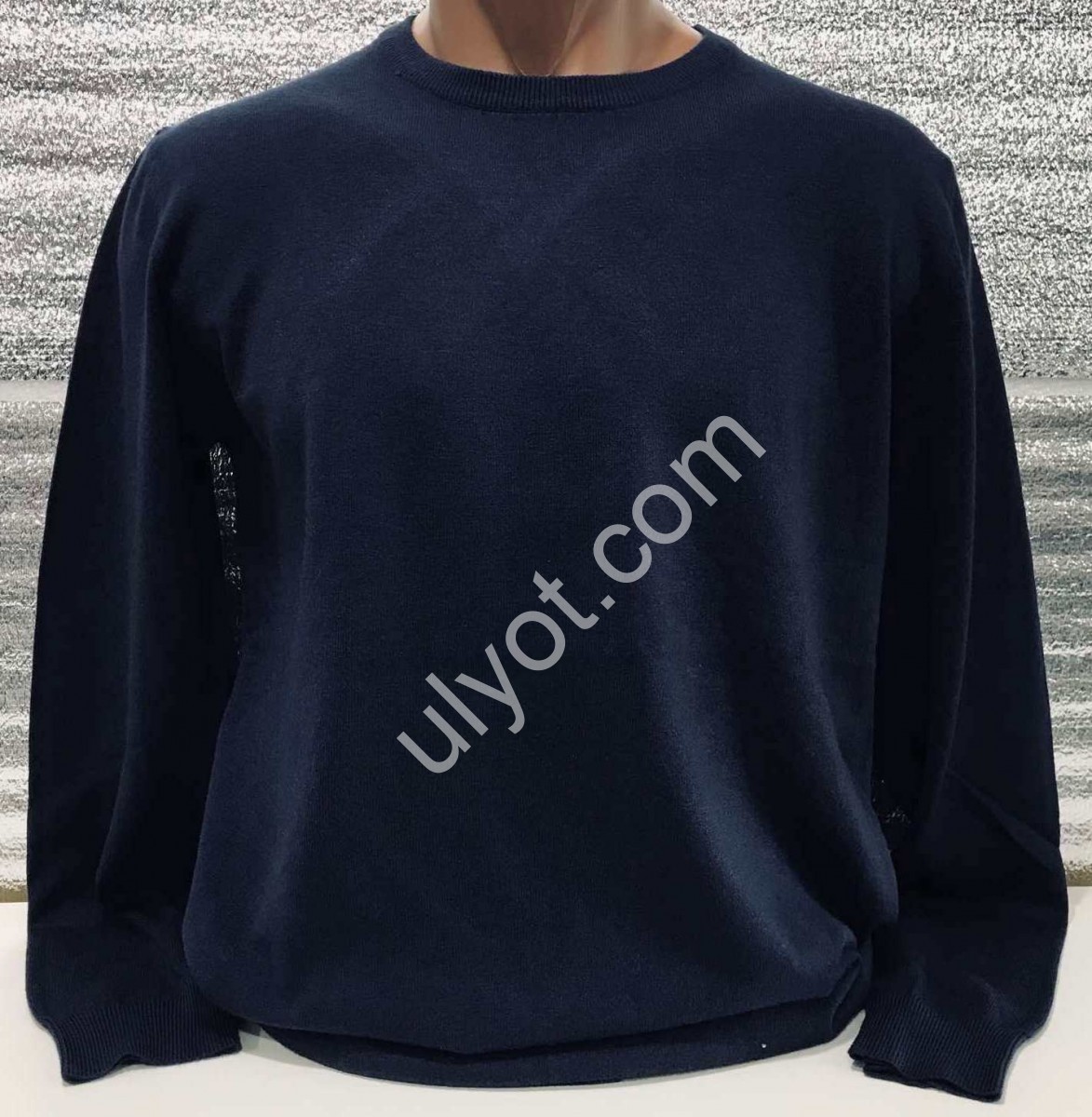СВИТЕР (M-2XL) Т.СИНИЙ 101