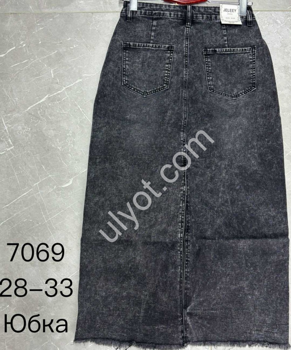 Спідниця JELEEY (28-33) ГРАФІТ 7069