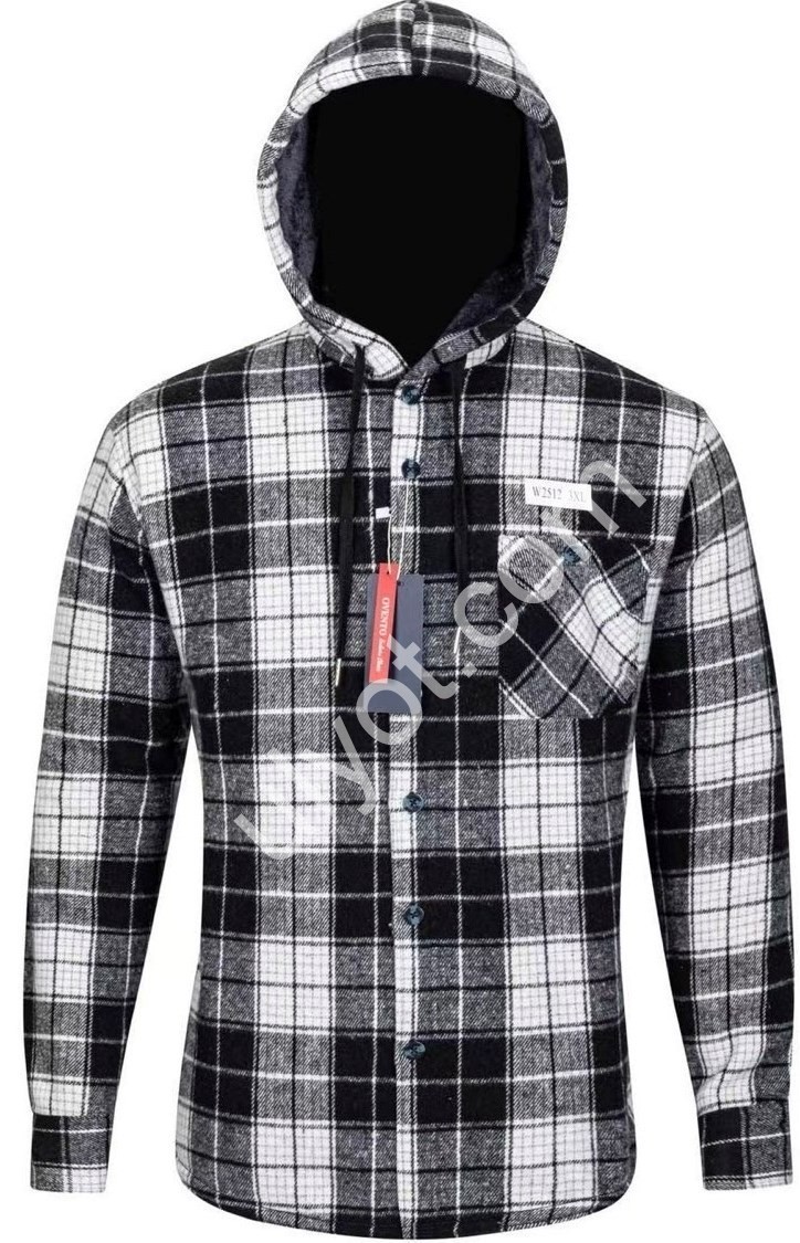 Сорочка кап. (XL-5XL) Хутро Чорне