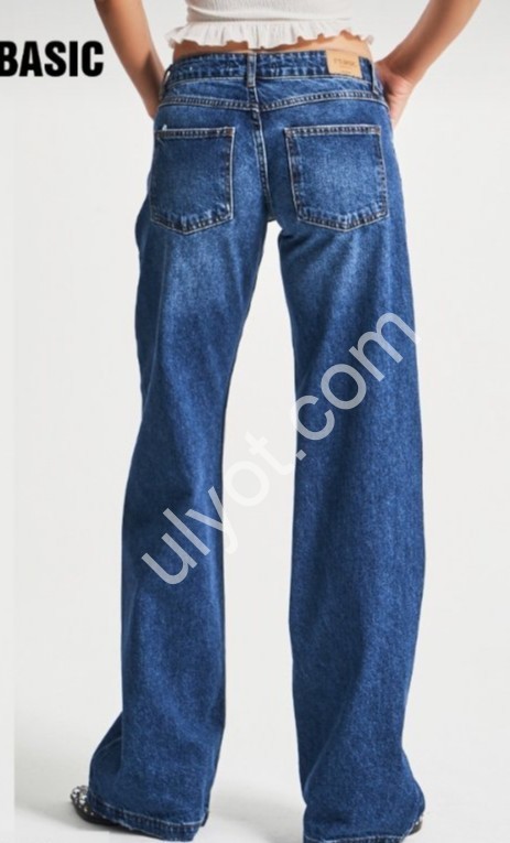 ДЖИНСИ IT'S BASIC (34-40) Т.СИНІЙ 4103/2w5/5